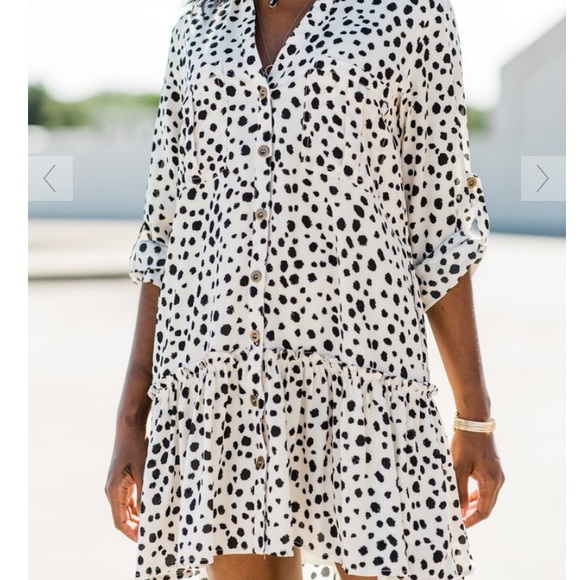 Mint Dresses & Skirts - Leopard Print swing dress
